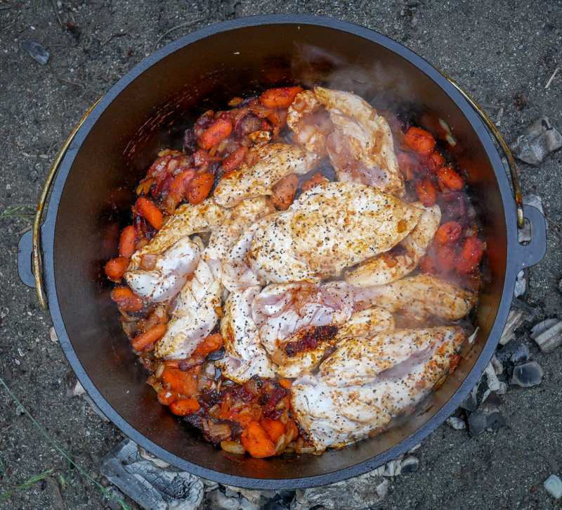 French Coq au Vin with Garlic Mashed Potatoes
