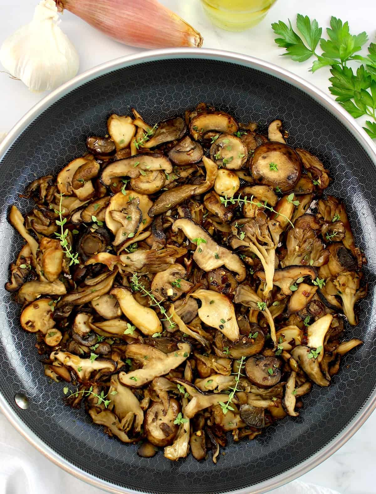 Sautéed Wild Mushroom Medley with Thyme