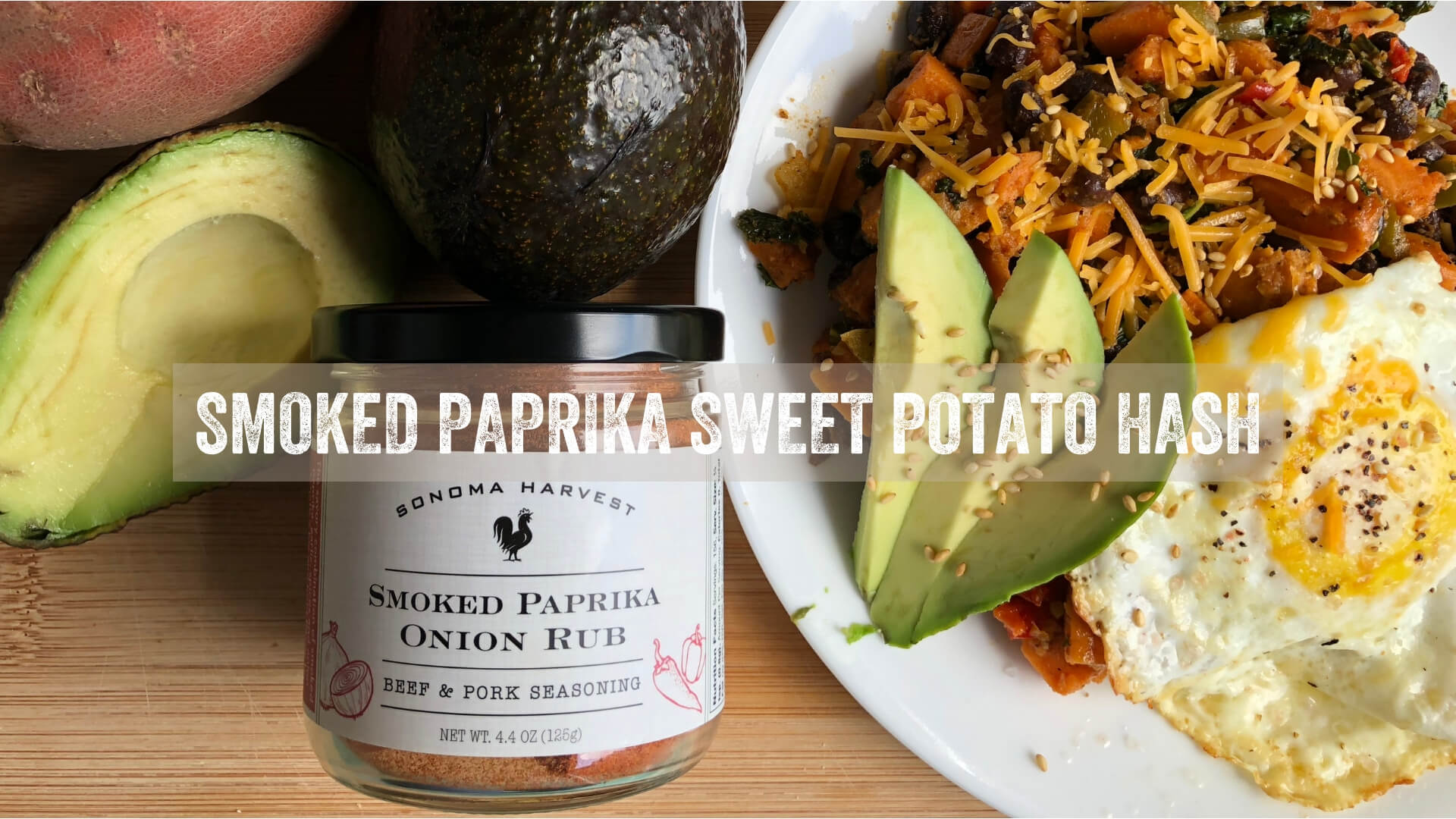 Diffraction-Style Smoked Paprika Sweet Potato Hash