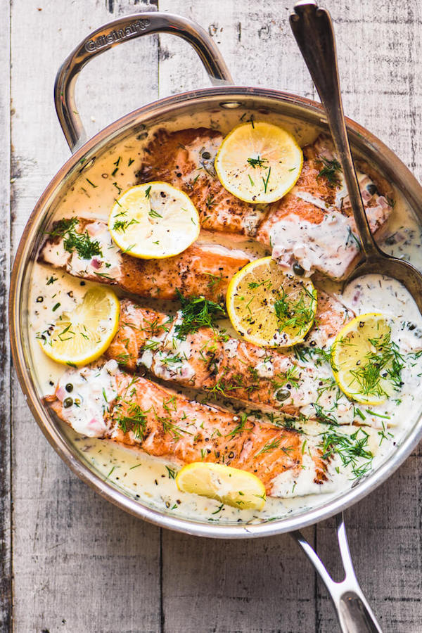 One-Pot Salmon with Lemon and Dill