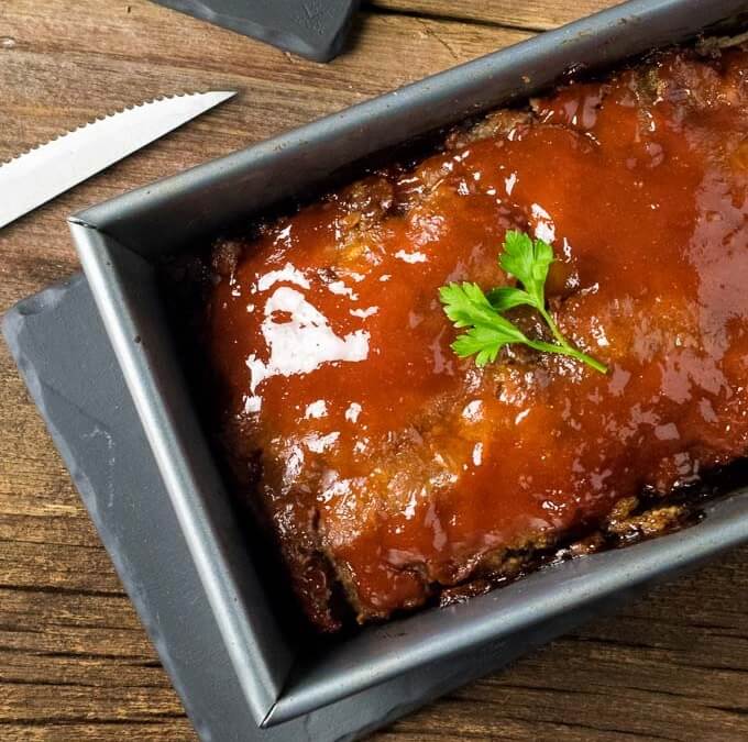 Meatloaf with Brown Sugar and Mustard Glaze
