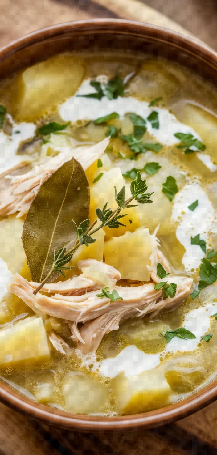 One-Pot Chicken, Potato, and Leek Stew