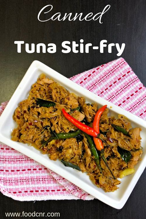 Half-Portion Tuna & Spinach Stir-Fry