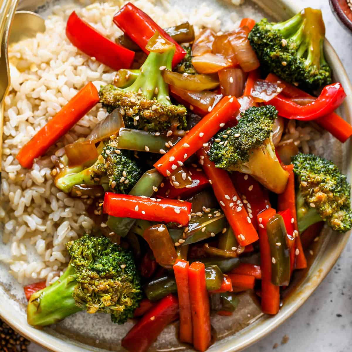 Superlative Vegetable Stir-Fry with Sesame