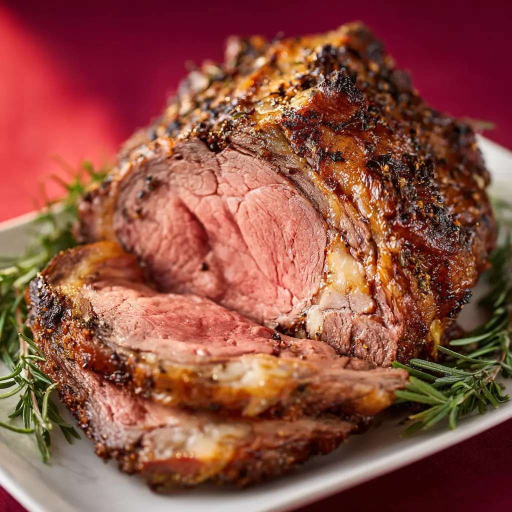 Slow-Roasted Prime Rib with Rosemary and Garlic