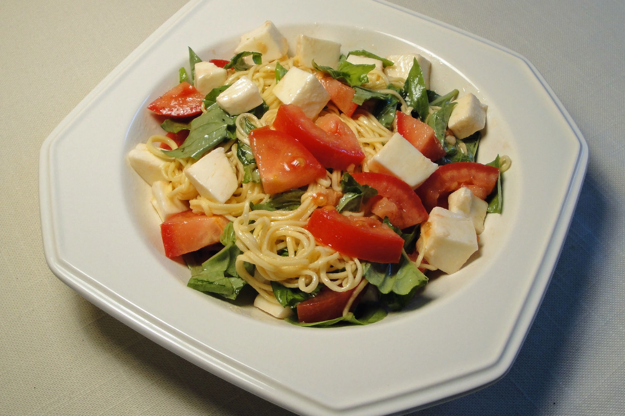 Chopped Tomato and Basil Salad