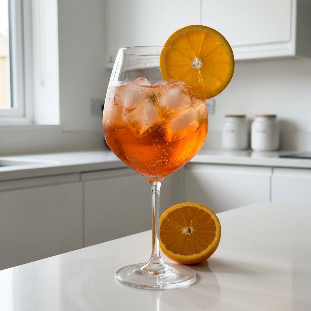 Aperol Prosecco and Lemon