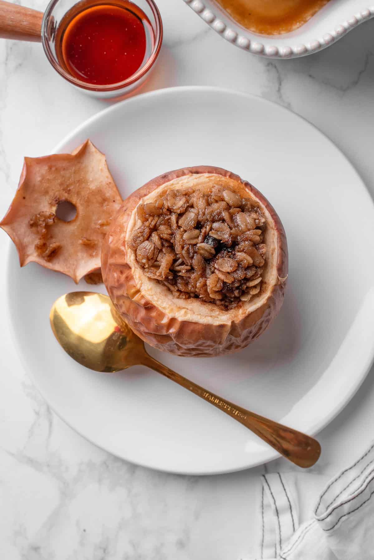 Vanilla Bean Baked Apples