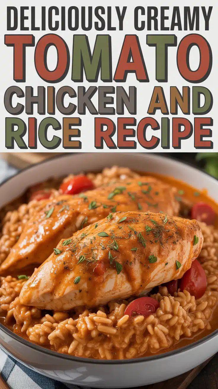 Chicken and Rice Simmered with Tomato and Bell Pepper