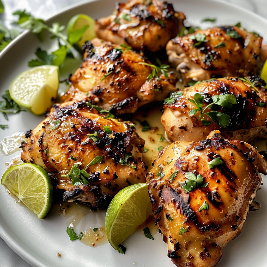 Coconut-Lime Grilled Chicken Thighs