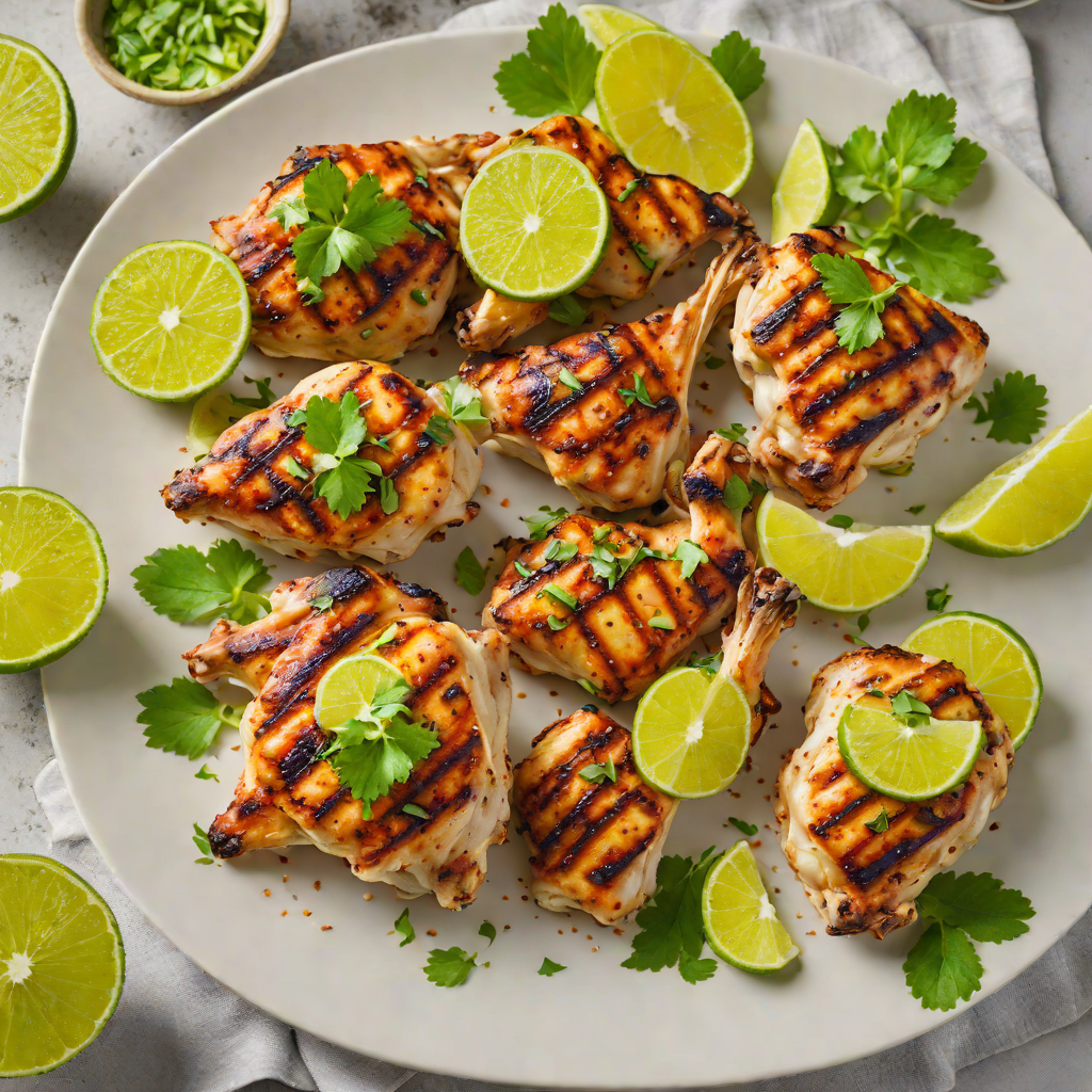 Coconut-Lime Grilled Chicken Thighs