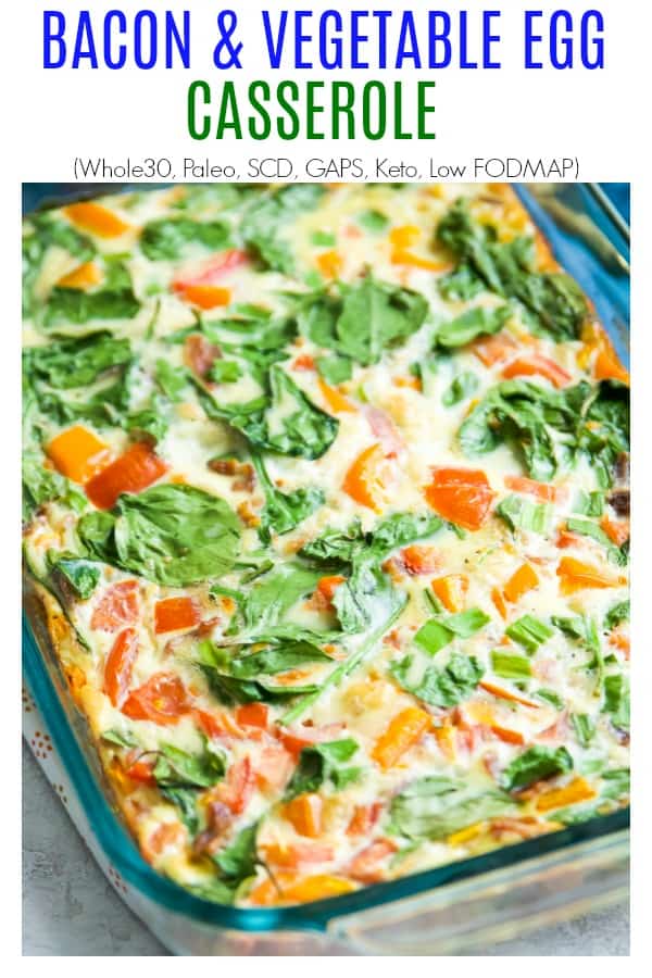 Bacon and Vegetable Egg Casserole