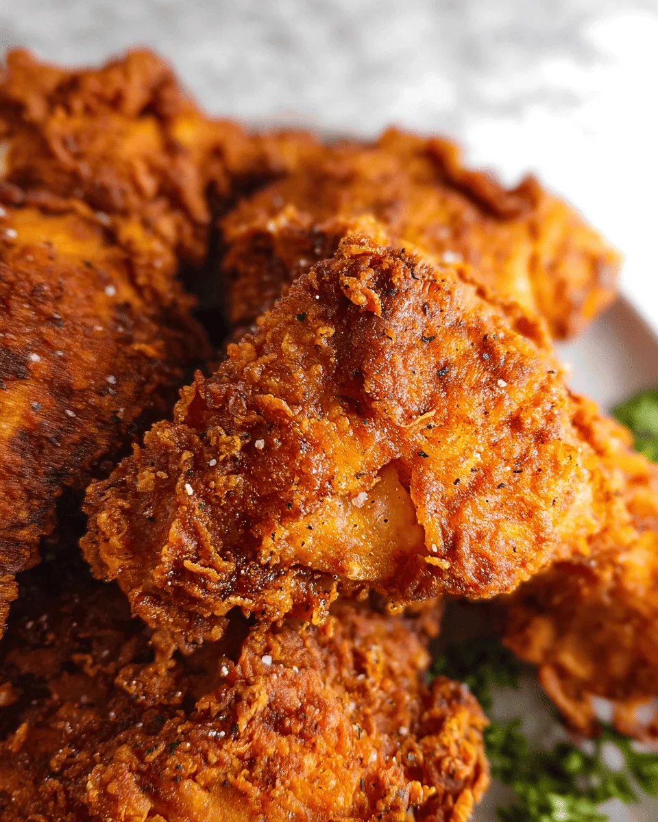 Buttermilk-Fried Chicken with Spicy Cider Vinegar Glaze
