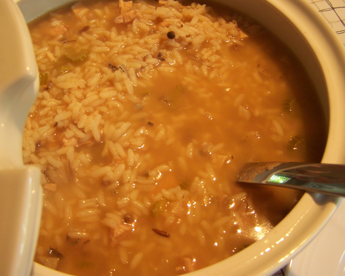 Walleye and Wild Rice Stew