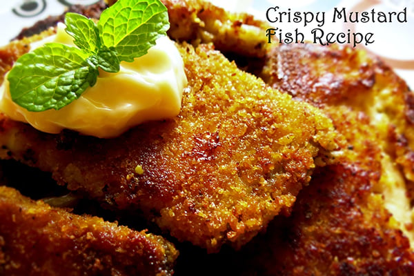 Crispy Mustard-Seeded Fish Fillets