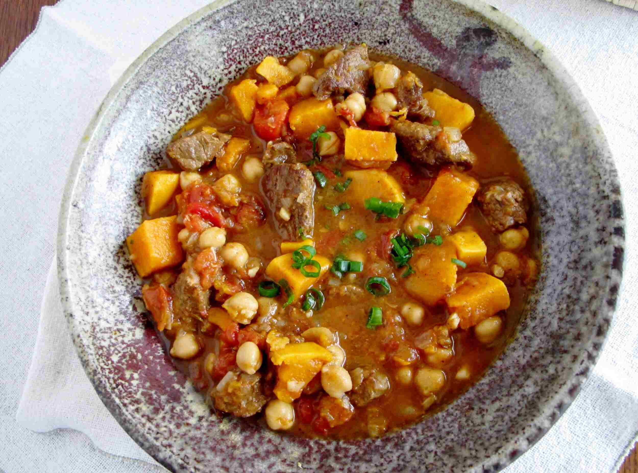 Sofrito-Simmered Beef Stew with Sweet Potatoes