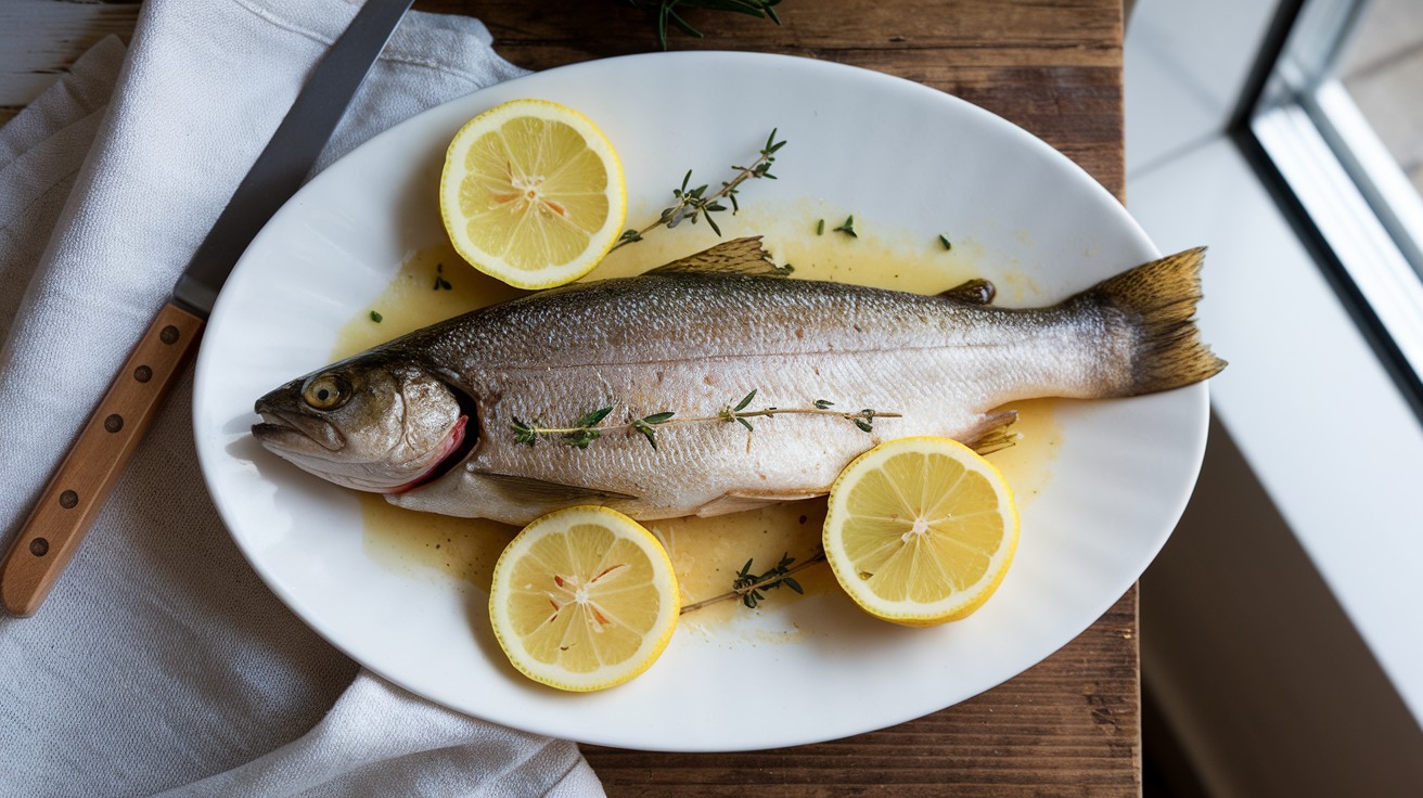 Pan-Seared Trout with Lemon and Thyme