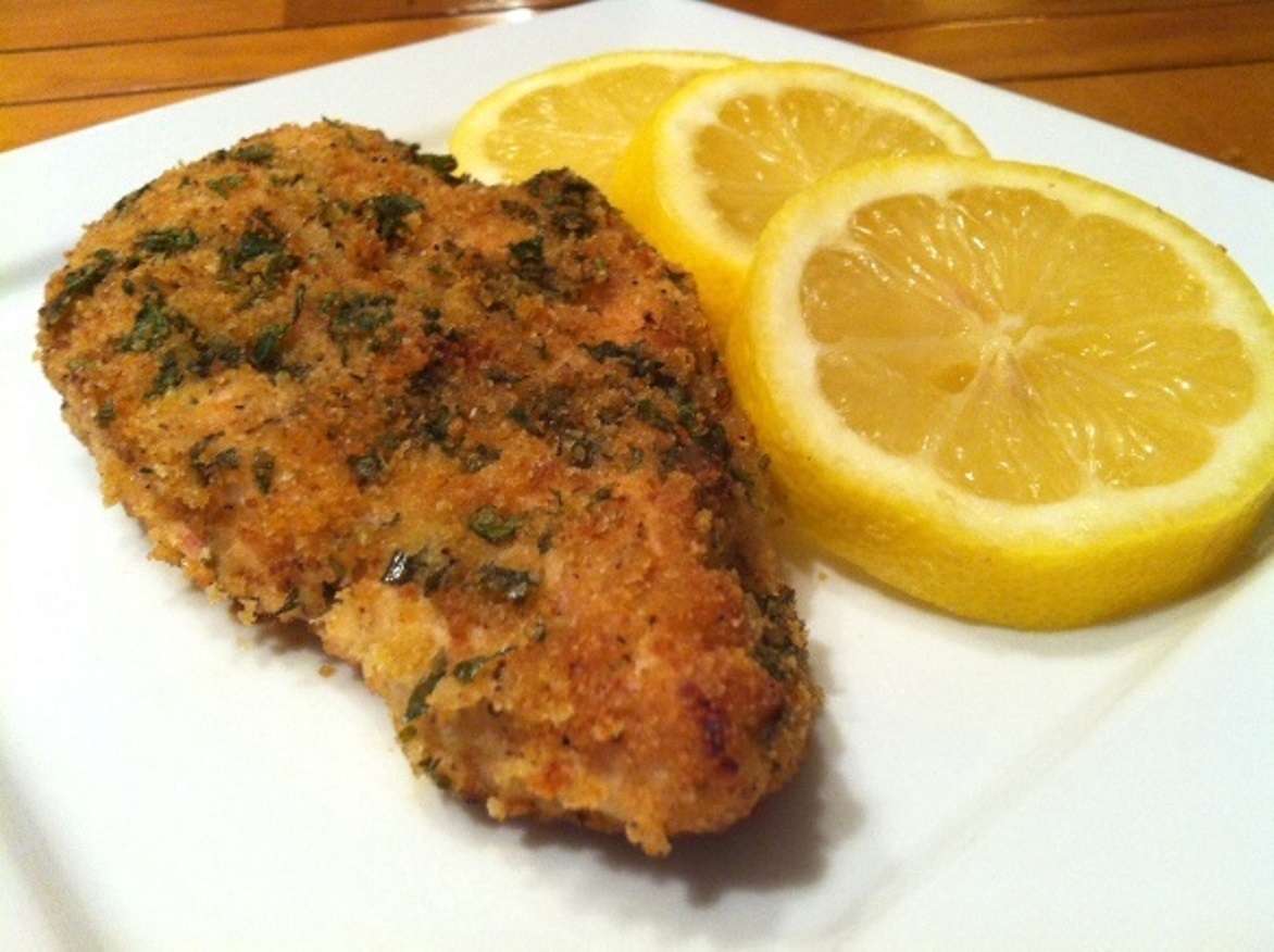 Mountain Herb-Crusted Chicken with Lemon-Herb Gravy