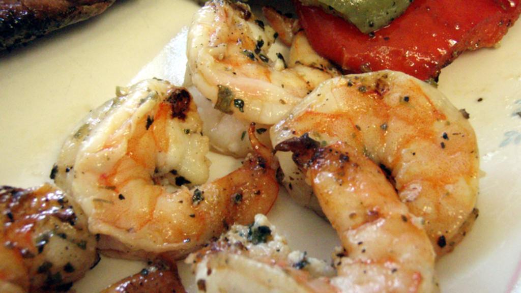 Gin-Marinated Grilled Shrimp