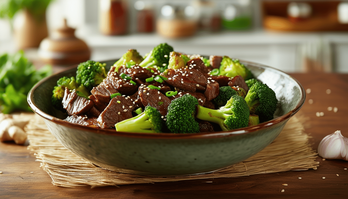 Soy-Ginger Beef Stir-Fry with Broccoli