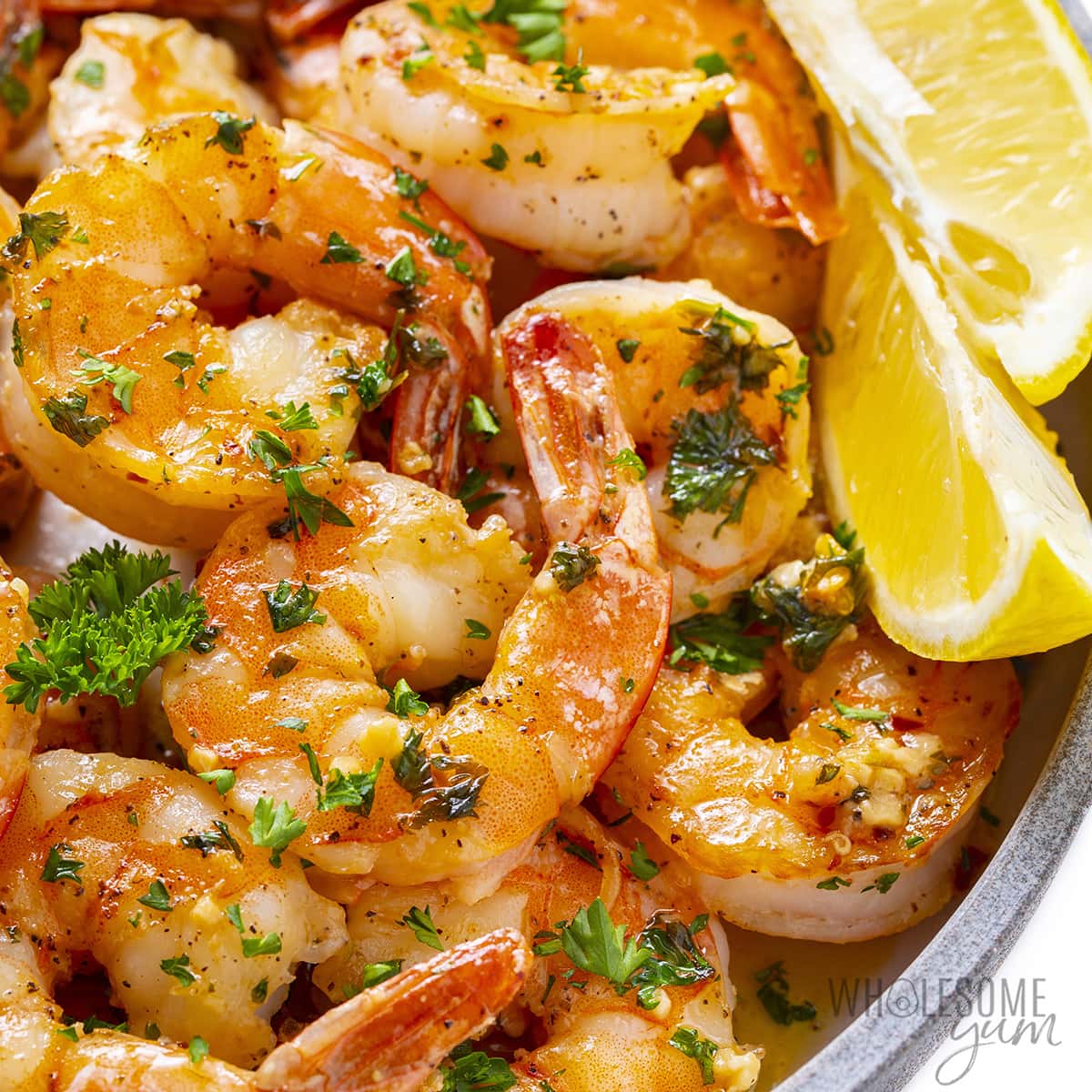 Sautéed Garlic Butter Shrimp with Lemon Zest