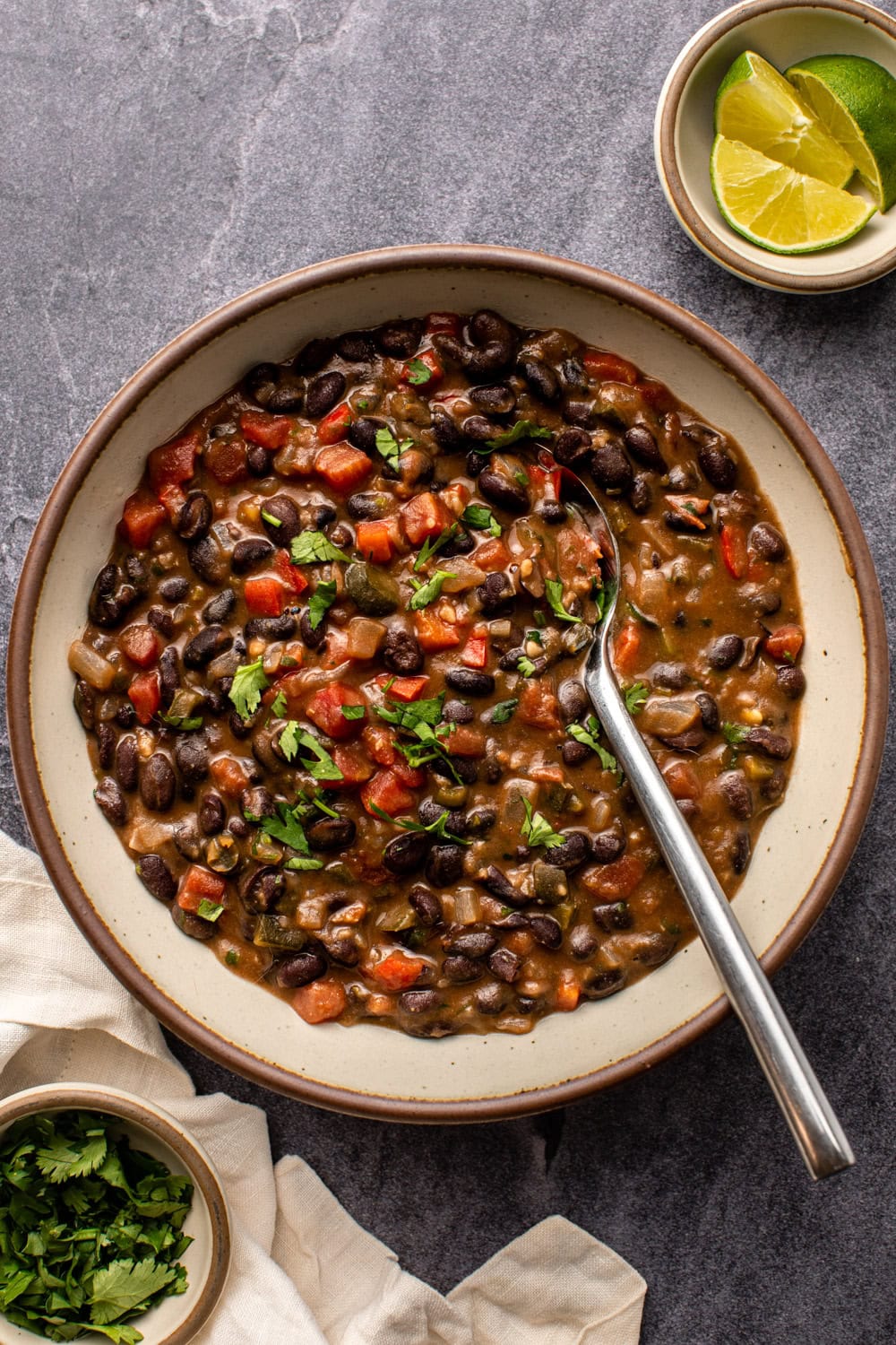 Nopales and Black Bean Stew