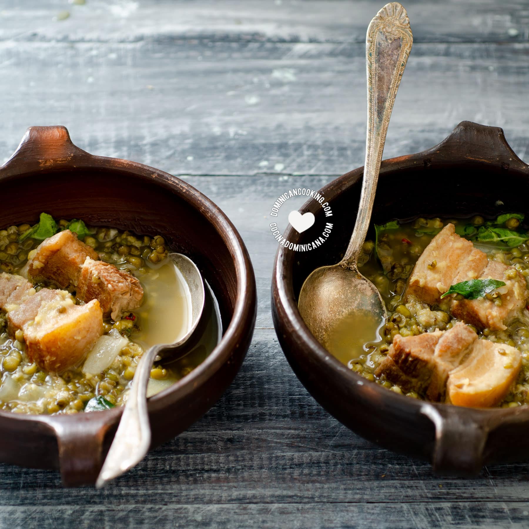 Pigeon Peas and Pork Stew with Cilantro