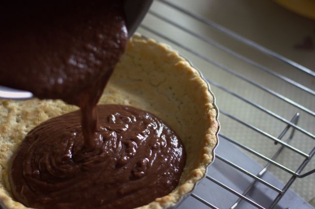 Chocolate & Beer Tart