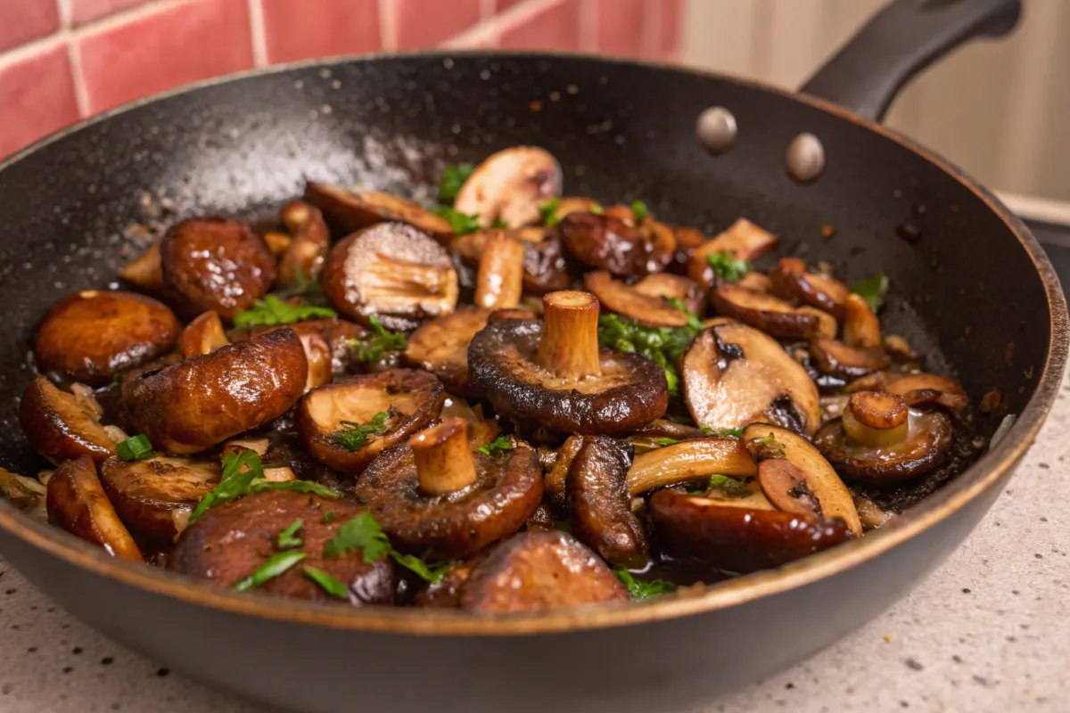 Sautéed Shiitake and Thyme Mushroom Medley