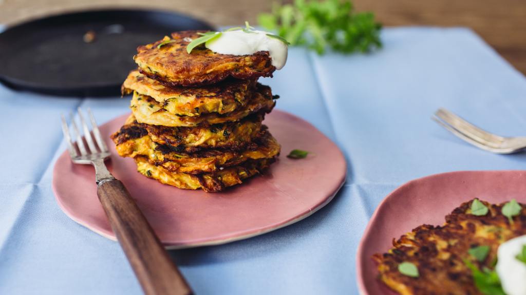 Half-Moon Vegetable Pancakes