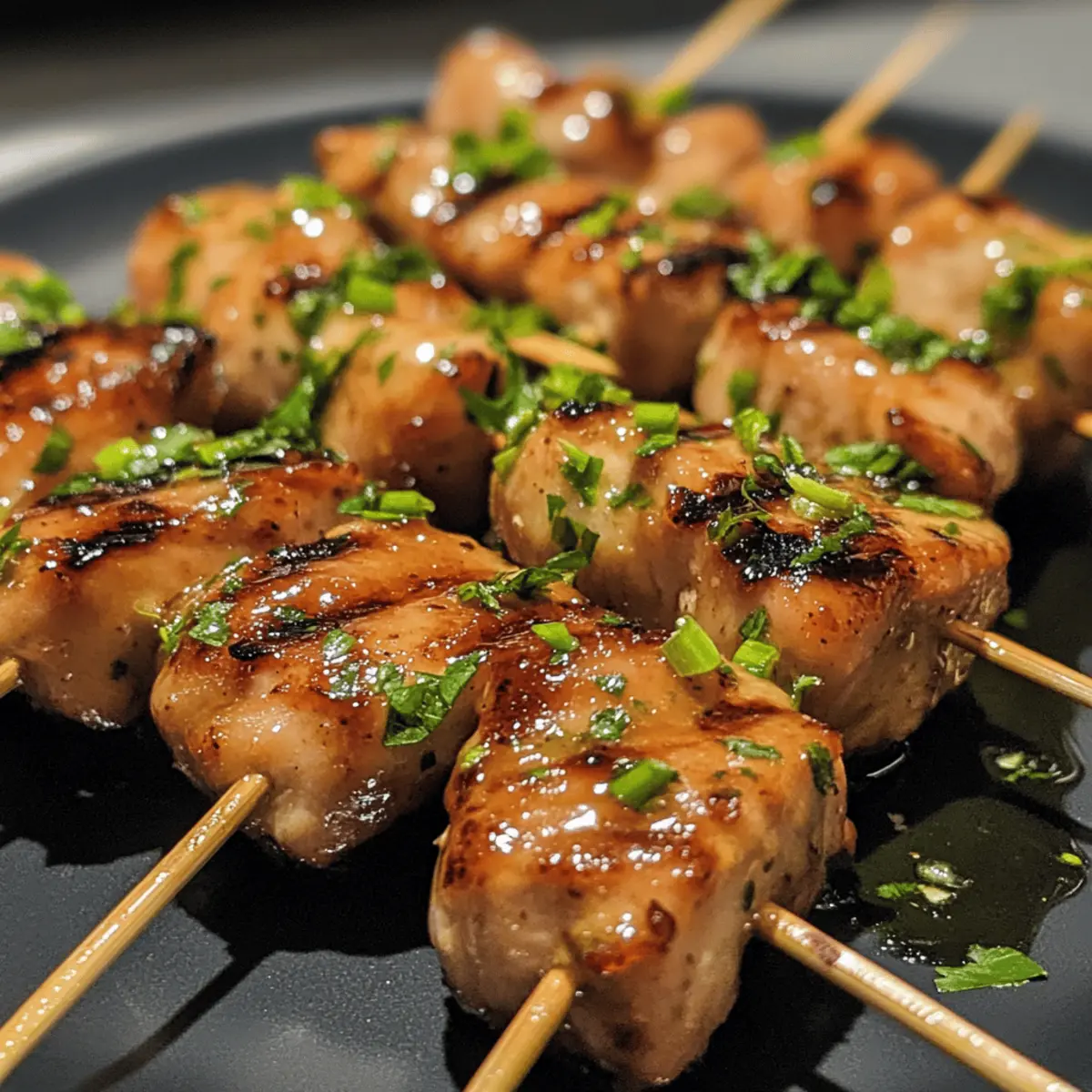 Coconut-Lime Glazed Pork Skewers