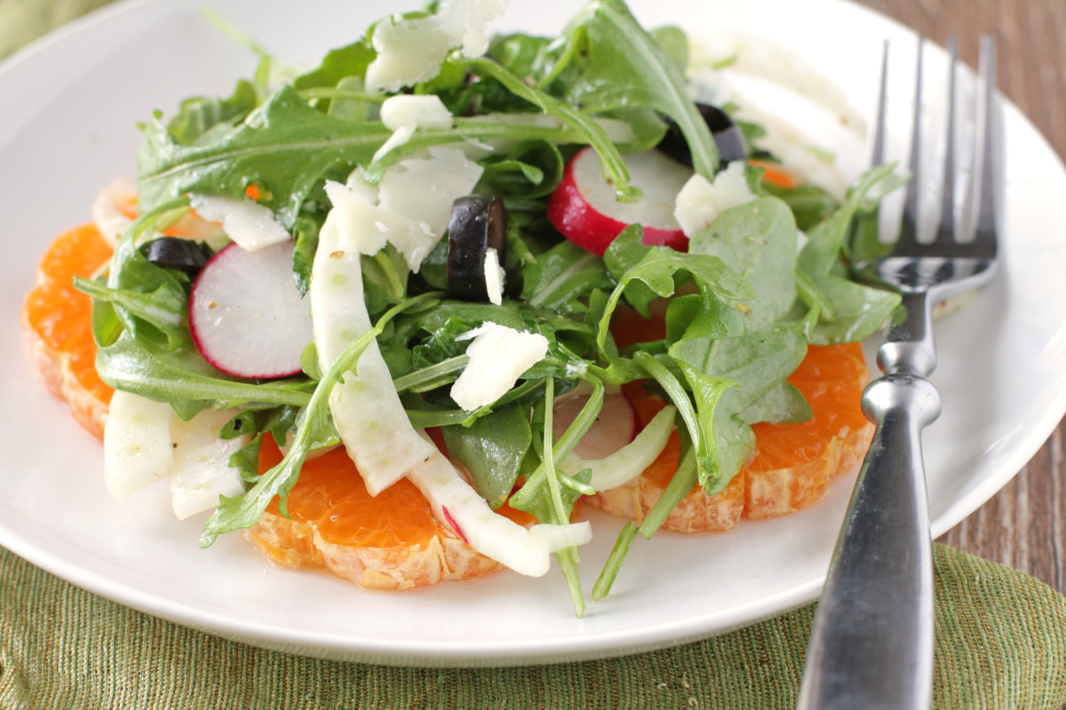 Aperol-Citrus Radish Salad with Fennel