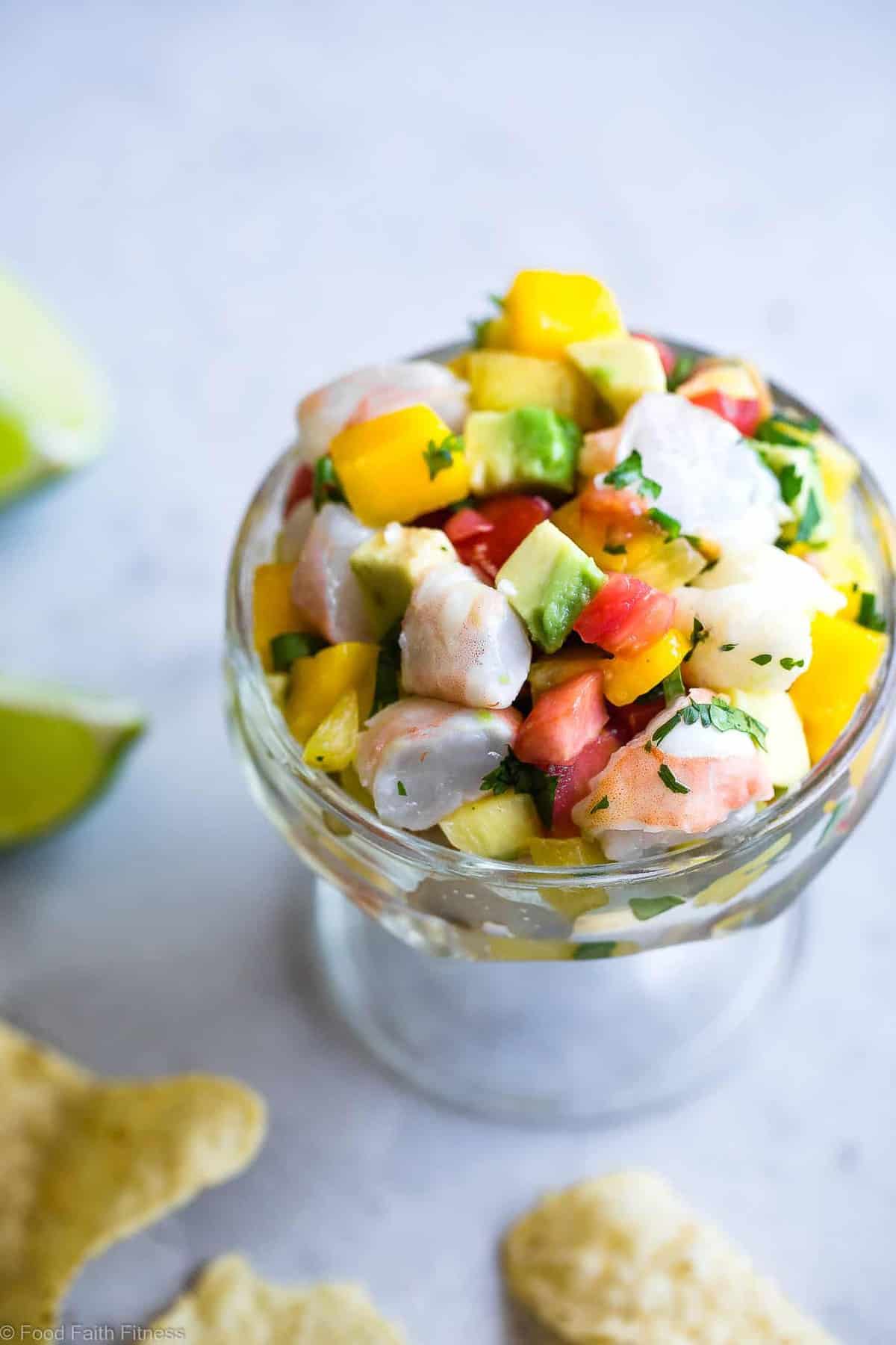 Mango-Pineapple Ceviche with Shrimp
