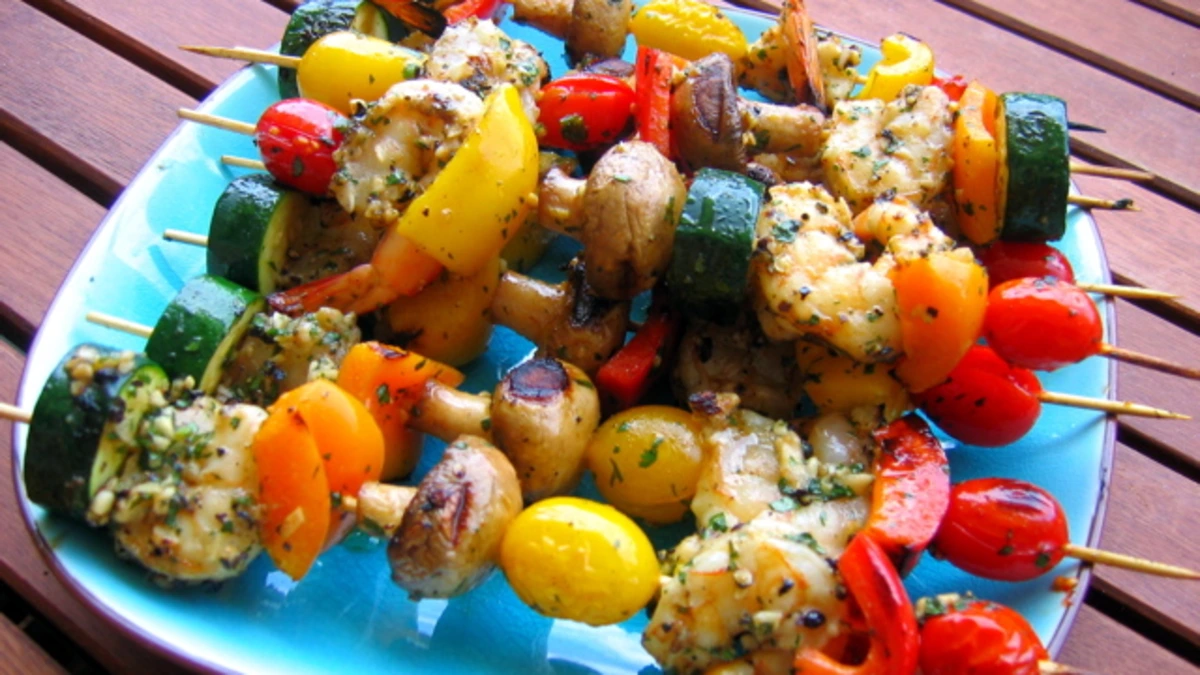 Grilled Lemon-Black Pepper Shrimp