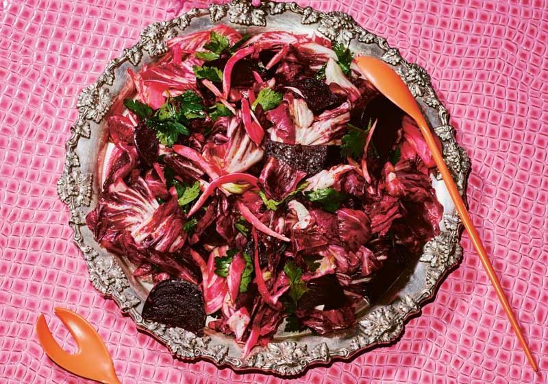 Smoky Beetroot and Radicchio Salad