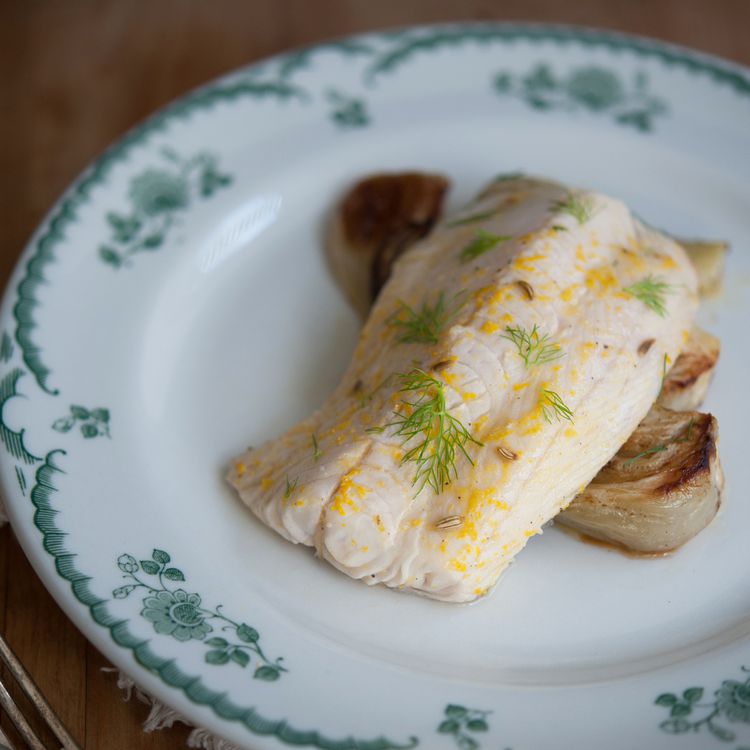 Grapefruit-Cured Cod with Fennel
