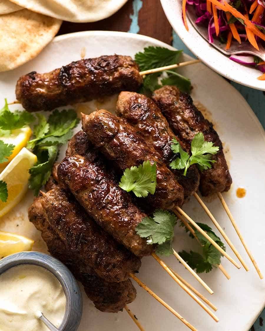 Vintage-Spiced Lamb Kebabs with Apricot Glaze