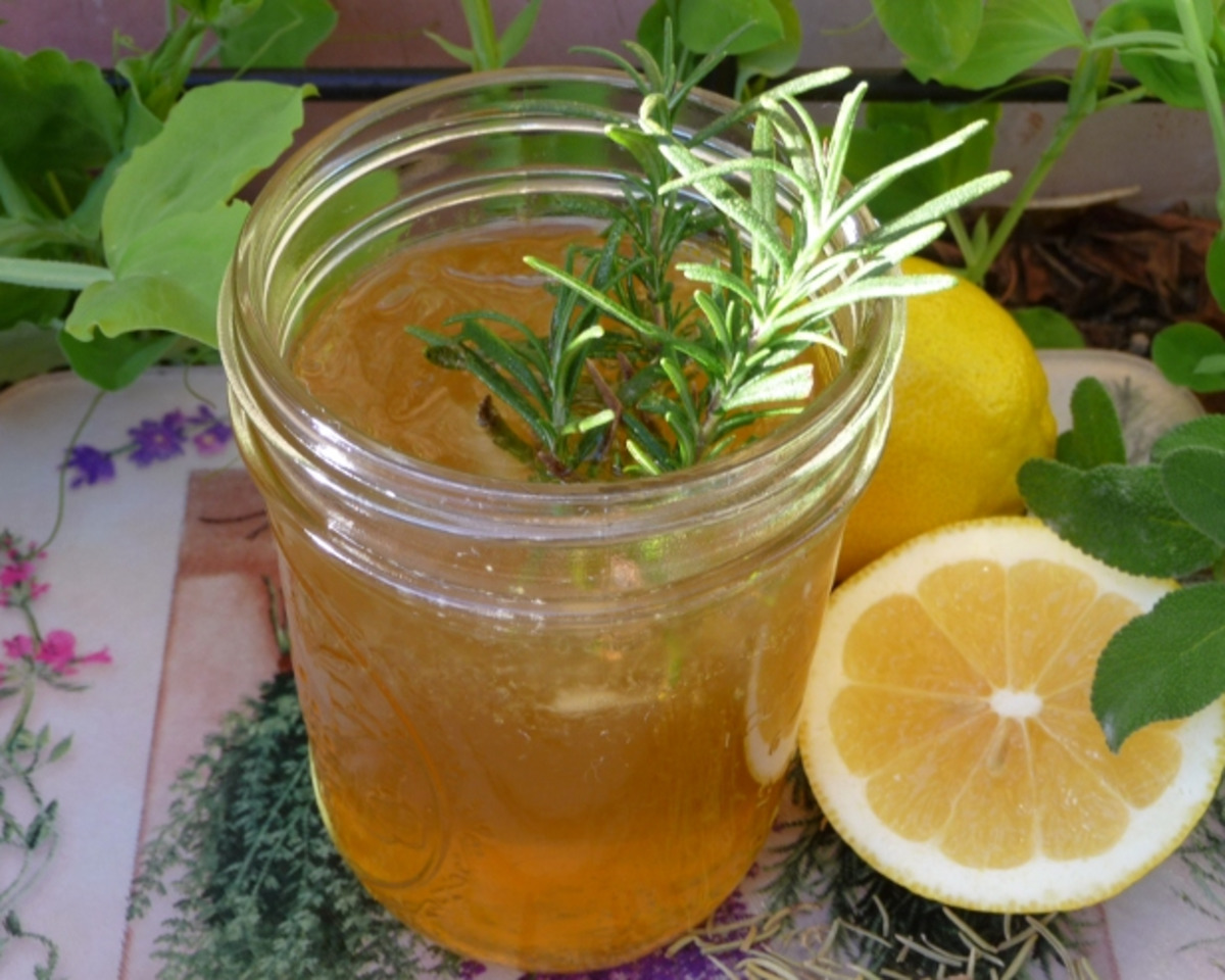 Rosemary and Lemon Herbal Infusion