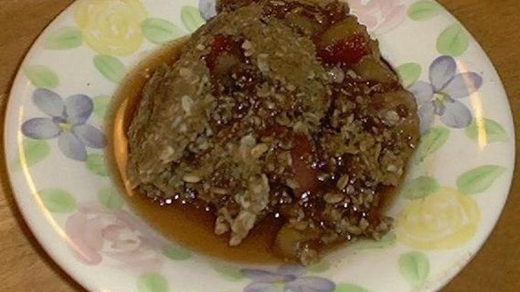 Old-Fashioned Apple Crisp with Cinnamon Crust