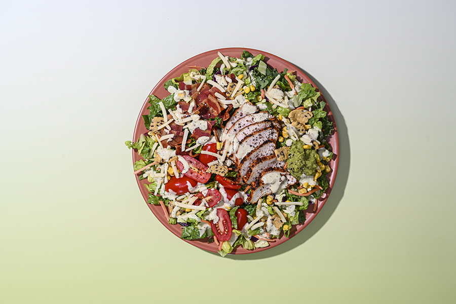 Avocado and Bacon Ranch Salad