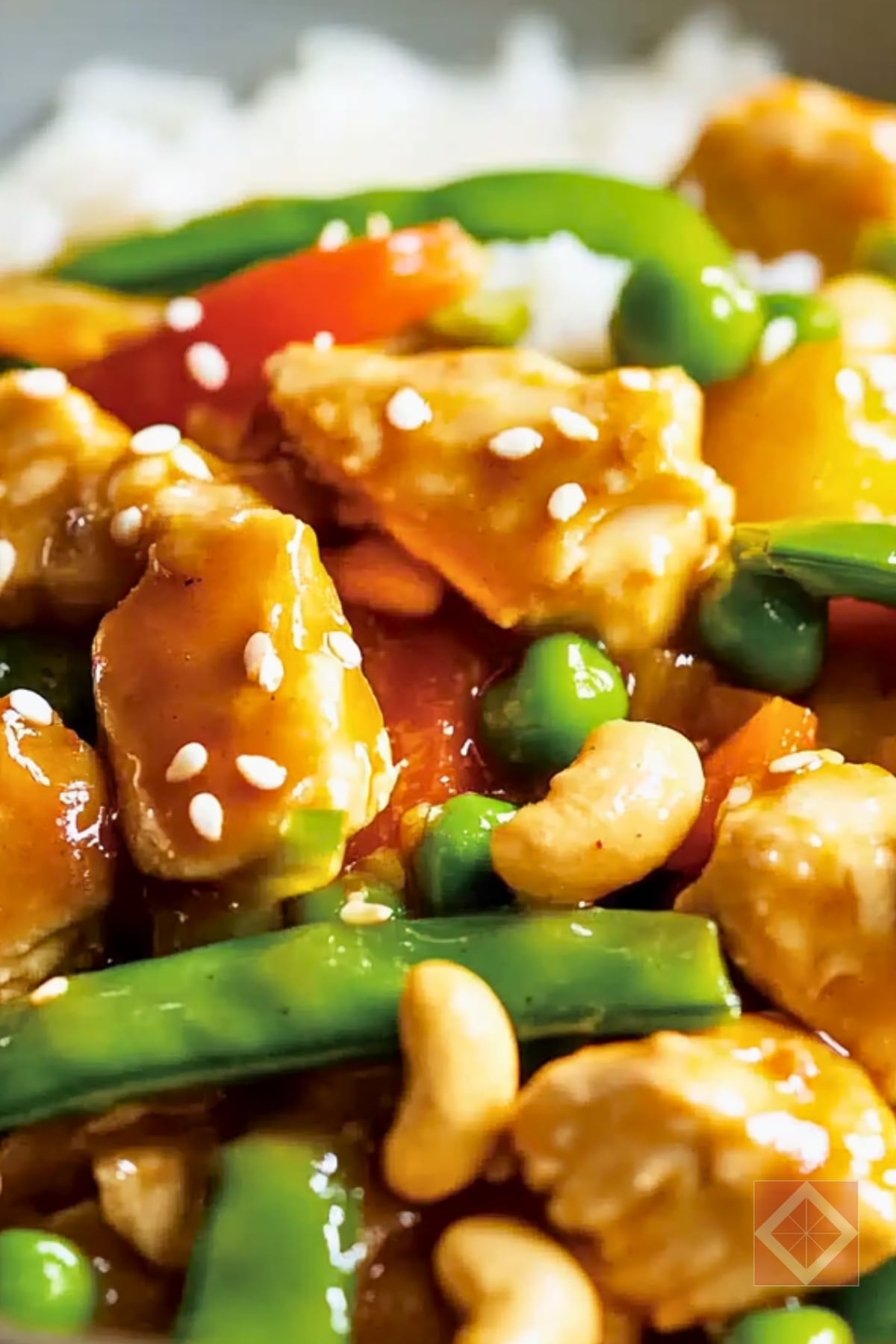 Savory Ginger Chicken with Snap Peas