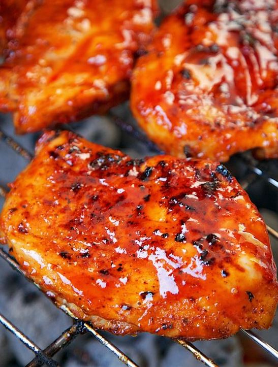 Whiskey-Glazed Chicken Thighs with Rosemary