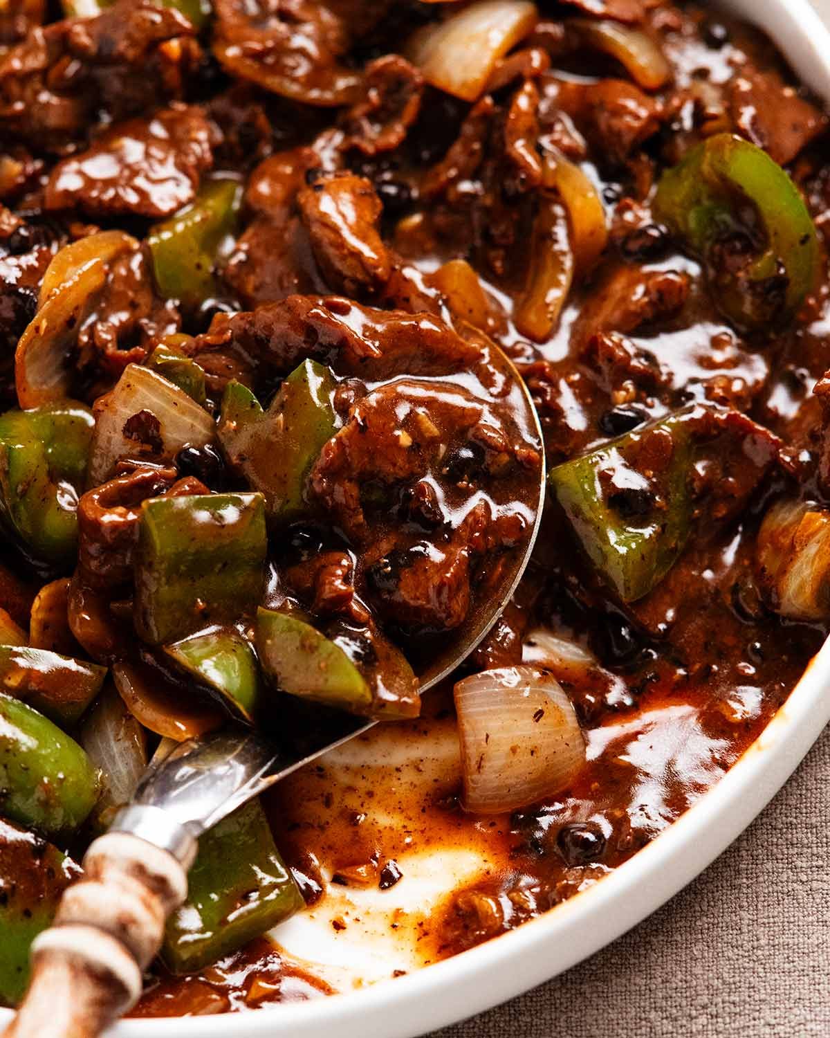 Stir-Fried Beef with Fermented Black Beans and Fresh Chili