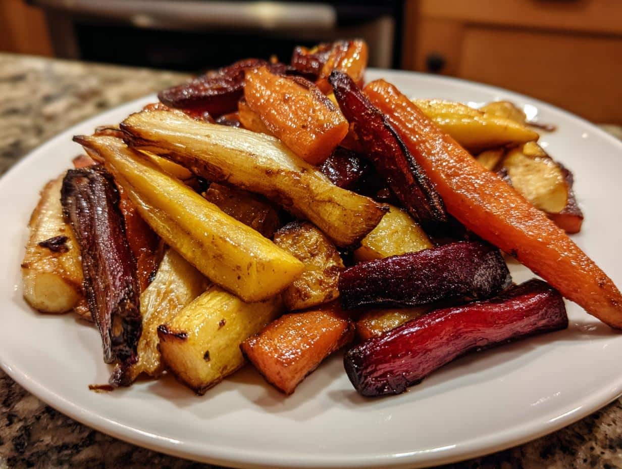 Balsamic-Roasted Root Vegetables