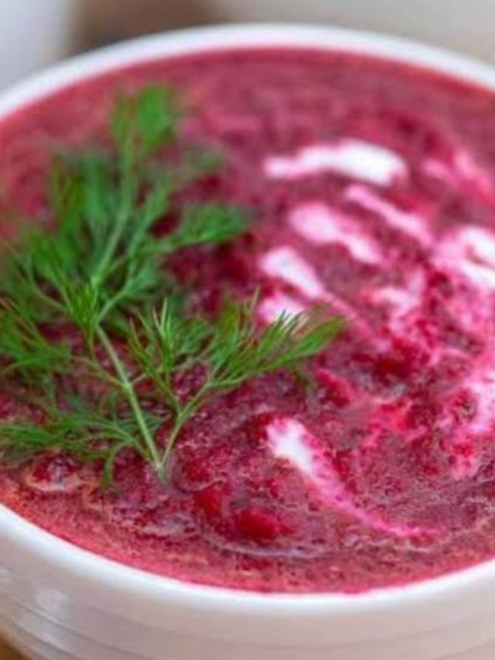 Aurora Beetroot and Spinach Soup