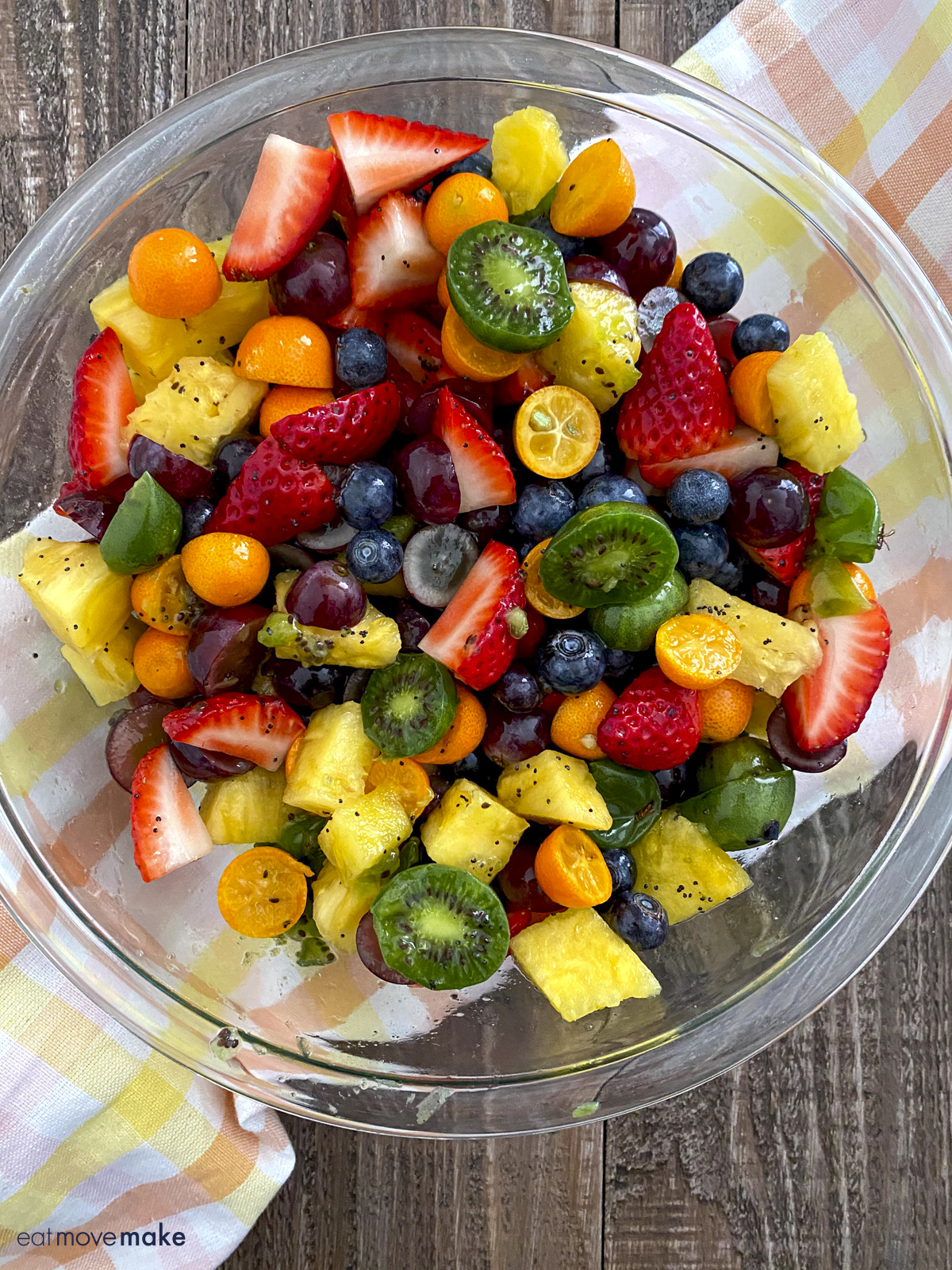 Layered Citrus and Berry Salad with Honey-Lime Dressing
