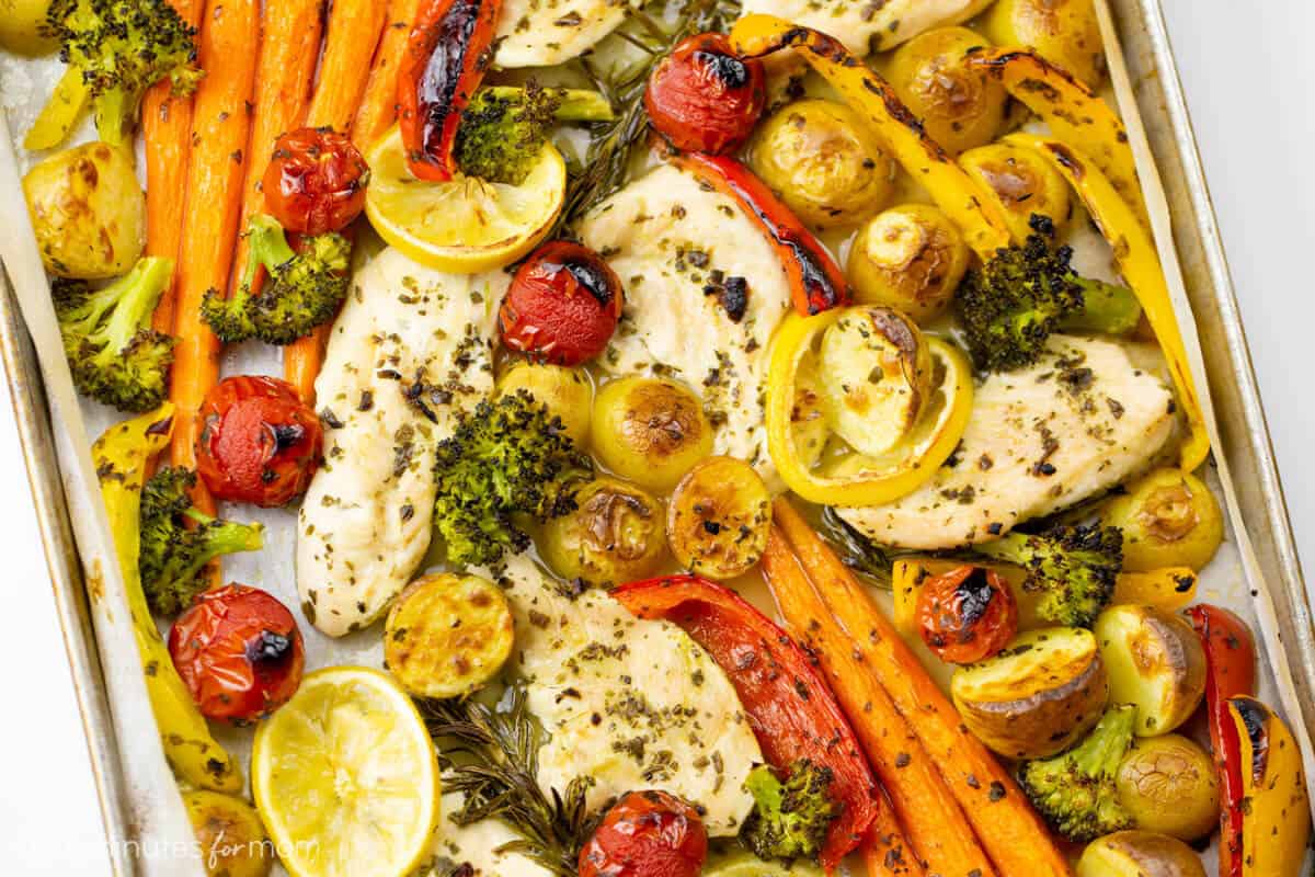 Lemon-Rosemary Chicken with Root Vegetables