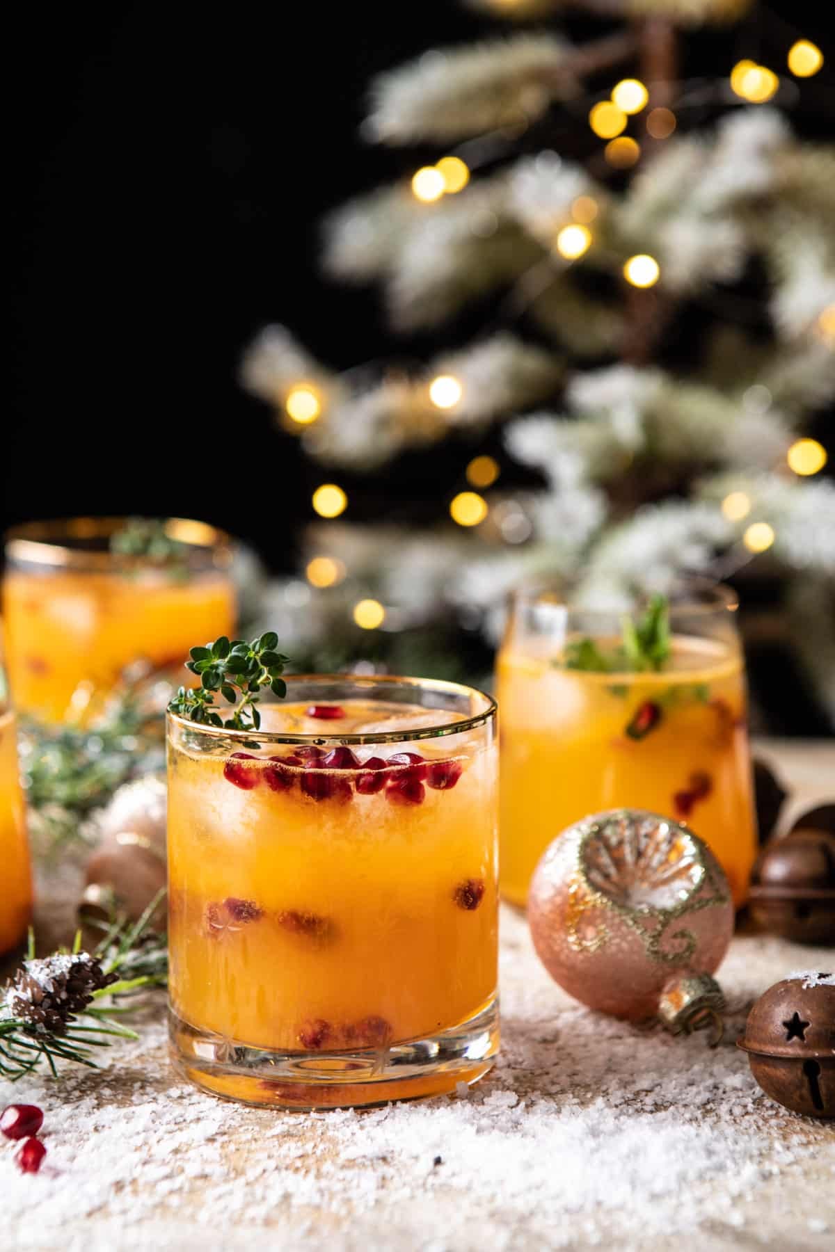 Golden Hour Winter Citrus Cocktail