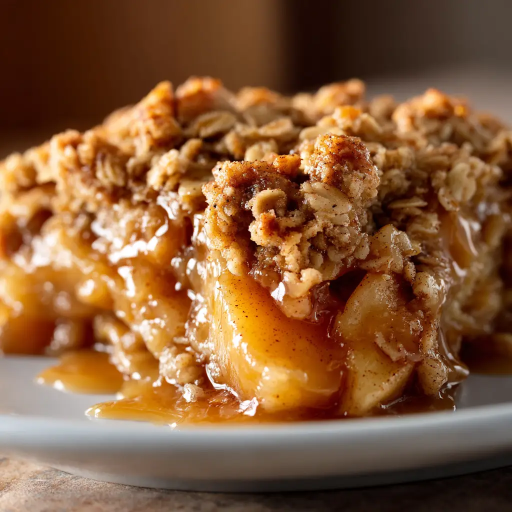 Old-Fashioned Apple Crisp with Oat Topping