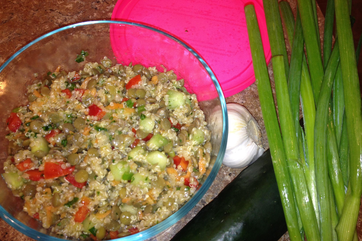 Spiced Lentil and Quinoa Salad